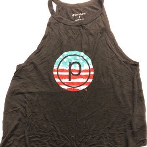 Pure Barre American Flag Tank
